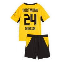 Camiseta Borussia Dortmund Daniel Svensson #24 Primera Equipación Replica 2026-27 para niños mangas cortas (+ Pantalones cortos)
